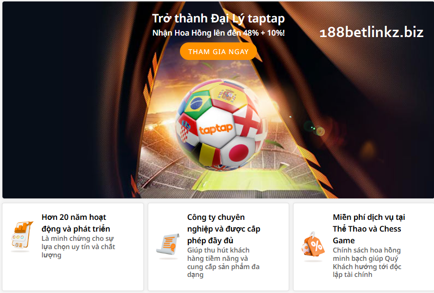 Tham gia chương trình đại lý 188bet