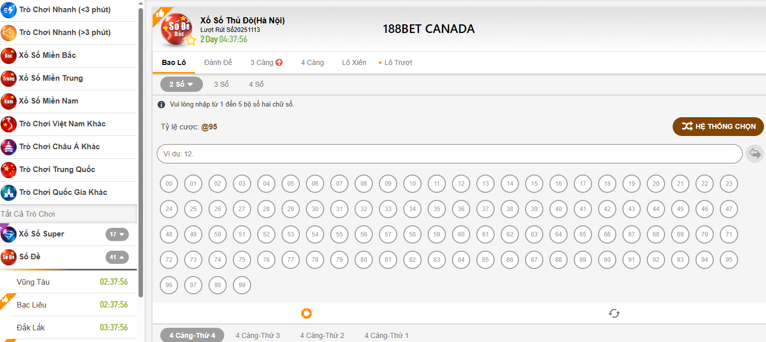 Đặt cược xổ số 188bet Đặt cược xổ số 188bet